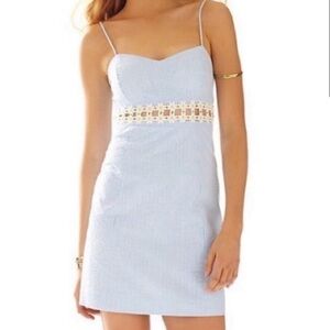 Lilly Pulitzer Sheena seersucker daisy dress